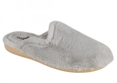 Παντόφλες γυναικείες | Υφασμάτινες | Υφαντίδης | 401240 | Γκρι - Υφαντίδης - 